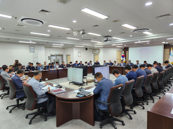 2024년 상반기 지역안전지수 향상 추진상황 보고회 개최 모습