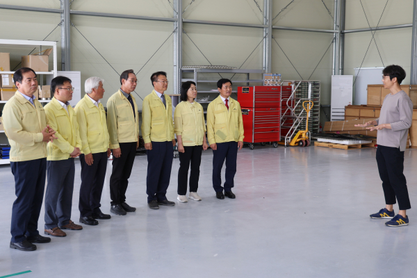 산업건설위원회, 2024년 예산안 심사 중 현장방문(UAM 비행시험시설)