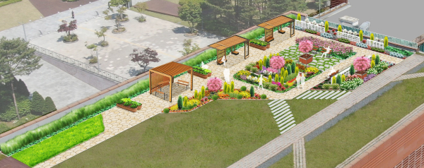 도시농업 공간조성 조감도