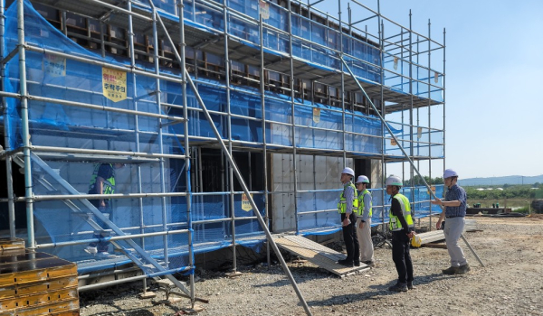 우기대비  현장 점검 현장 모습(논산)