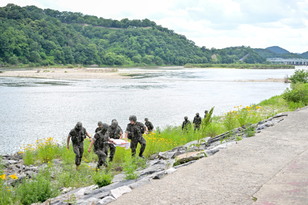 재난대응 안전한국훈련 진행 모습