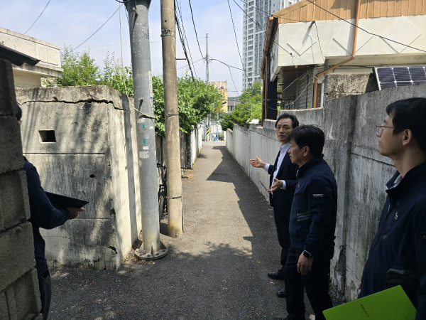 도시재생사업 부지 점검 (대전도시공사 정국영 사장)