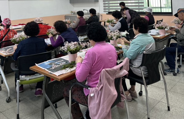 우리동네 건강지키기 프로그램(웅천 원예교실)