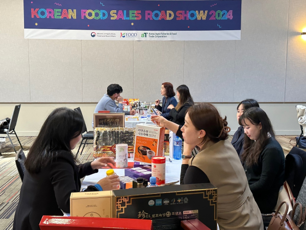 2024 호주 K-푸드 세일즈로드쇼 수출 상담회 모습