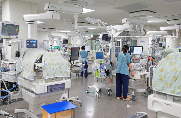 신생아중환자실 모습