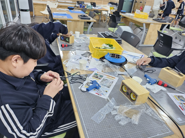 AI융합 메이커교육 체험 운영 모습