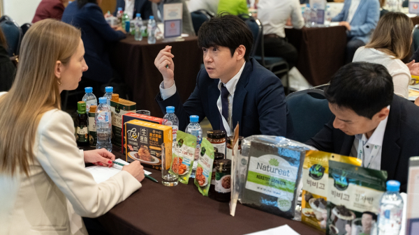 CIS 주요 식품체인 및 벤더 대상 K-FOOD 수출상담회 현장