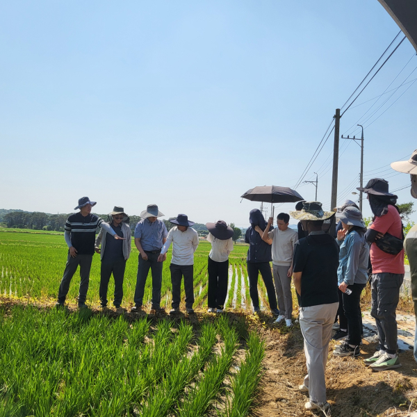 지난 13일 열린 탄소중립 프로그램 시범사업 현장점검 교육시행 사진