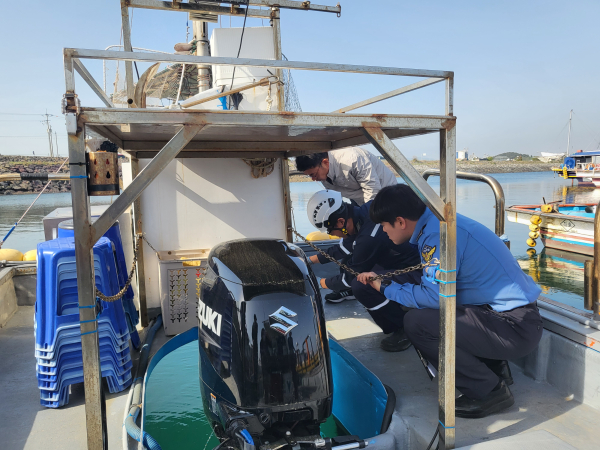 어선사고 예방 합동 안전점검 모습