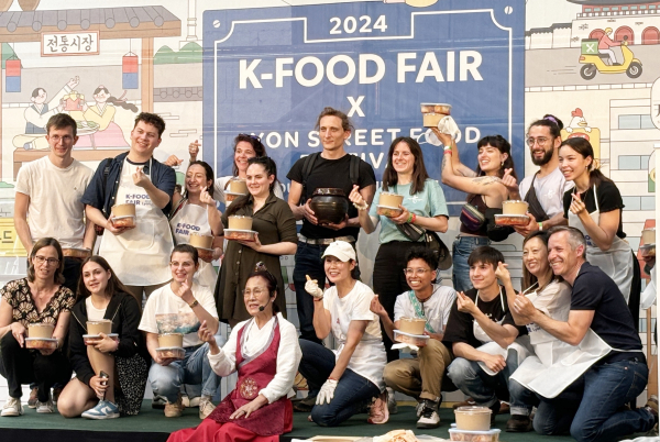 리옹 K-푸드 페어 B2C 행사장 한식 요리 교실