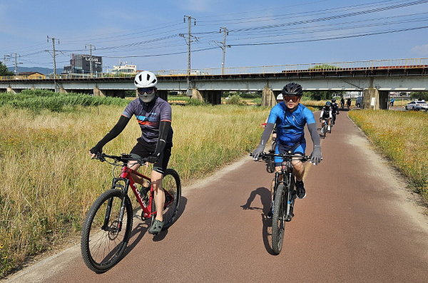 대전도시공사 CEO와 함께하는 자전거 출퇴근 모습