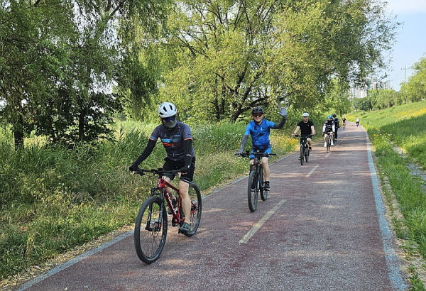대전도시공사 CEO와 함께하는 자전거 출퇴근 모습