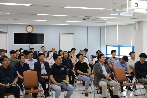 대전도시공사 경영본부장 경영정책 설명회 진행 모습