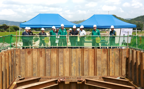김동일 보령시장, 우기대비 재난취약 현장점검 모습