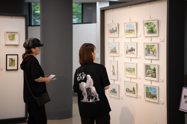 ‘나의 어반스케치’ 전시회 사진