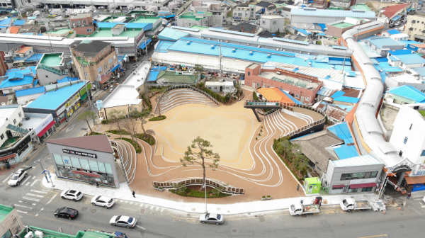 중앙로 광장 모습.