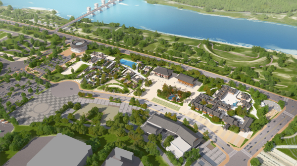 공주 웅진백제문화촌 조감도