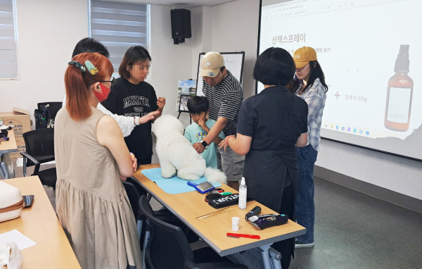 지난 5월 25일부터 7월 6일까지 진행된 반려동물 문화교실(반려동물 위생·미용)