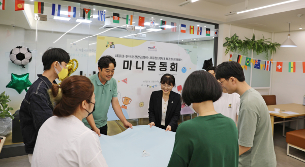 고립.은둔청년 신체활동 돕는 ‘미니운동회’ 진행 모습