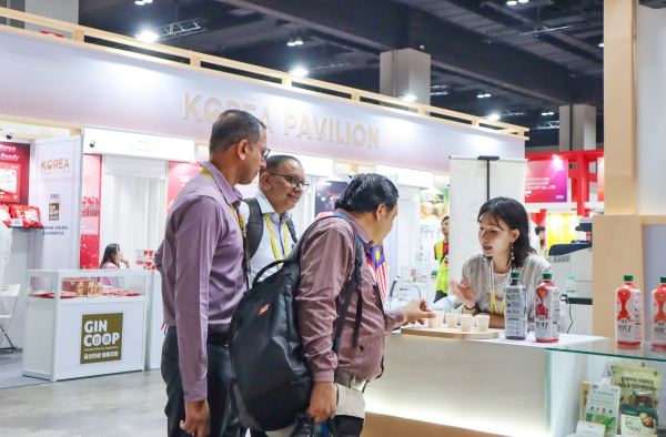 말레이시아 식품박람회 한국관 시음·시식 행사