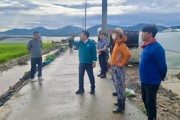 최재구 예산군수 재난 현장 점검 모습3