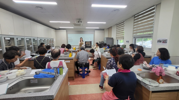 자격증 취득과정 개강식 모습