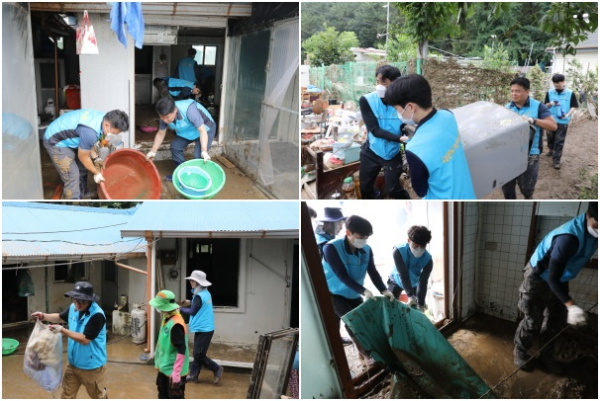 대전도시공사 집중호우 피해 복구활동 (정림동 피해 현장)