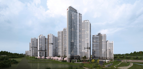 힐스테이트 도안리버파크 2단지 투시도