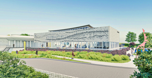 고남패총박물관 증·개축 조감도.