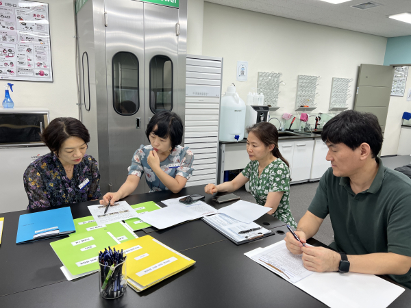 상반기 과학실 안전 컨설팅 진행 모습