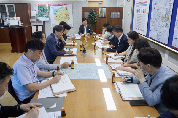 22일 조일교 부시장 주재 국᠂소장 주간간부회의 개최