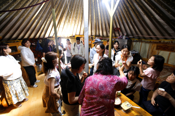 유목민 가정(게르) 방문 건강상담활동