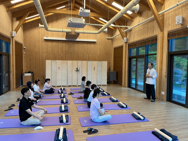 태학산 편백봉마사지 모습