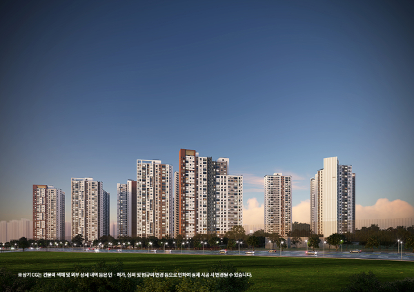 ‘도안 푸르지오 디아델’ 야경 투시도