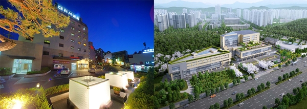 대전선병원(왼쪽)과 유성선병원