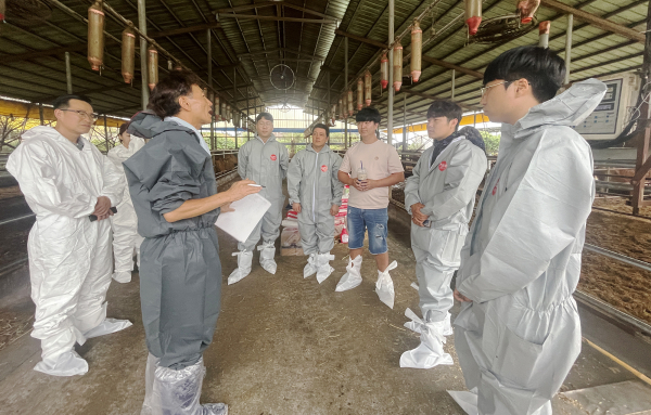 지난 6일 관내 한우농가 2개소에서 진행된 축산 청년농업인 거점지역 육성 현장 컨설팅