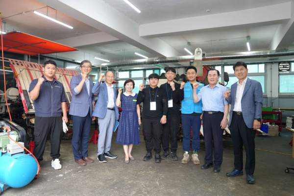 전국기능경기대회 학생선수 격려