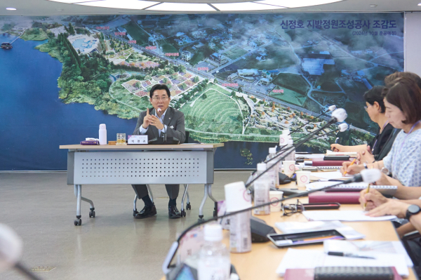 아산시 외국인주민과 다문화가족 연구용역 착수보고회 개최 모습