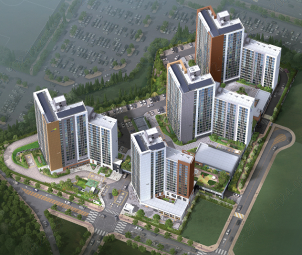 행복주택 조감도