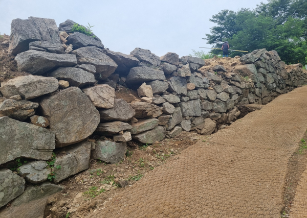 아산 공세곶고지 창성 발굴 사진./아산시 제공