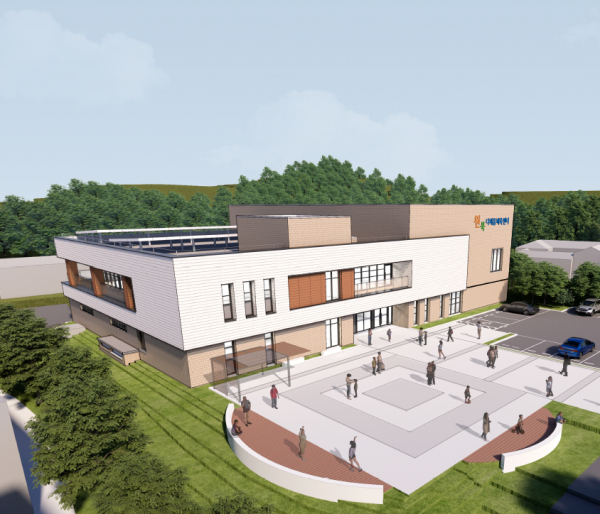 원북 다채움 체육센터 조감도