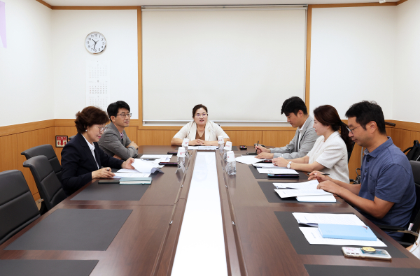 22일, 의원연구단체인 ‘실버스포츠 문화연구회’가 실버스포츠 관련 연구용역 과제 선정을 위한 간담회 개최 모습