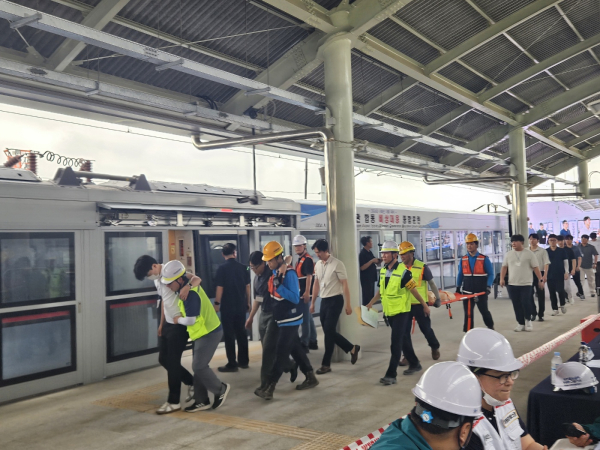 유관기관 합동 재난대응훈련 전경