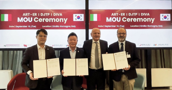 이탈리아 ART-ER 업무협약 체결식 모습