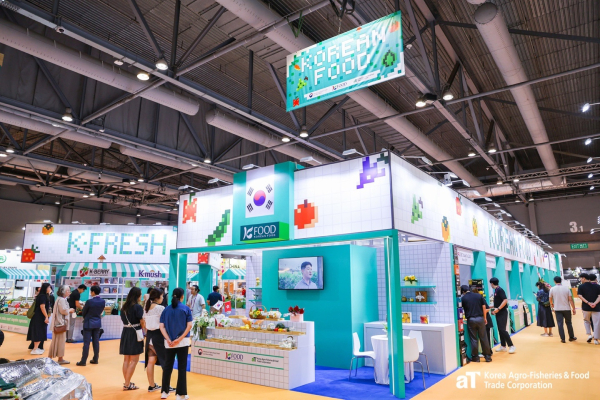홍콩 신선농산물박람회 ‘한국관’ 전경