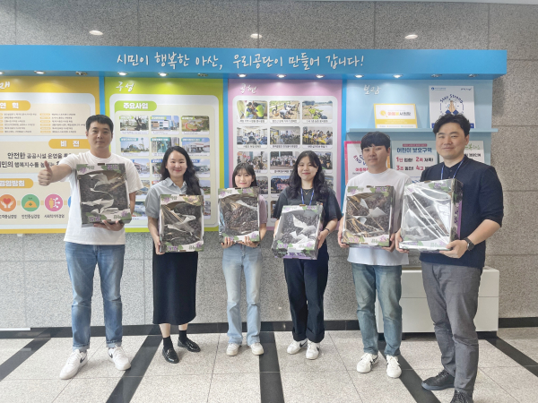 지역 농가 농산물 구매 행사 참가 모습