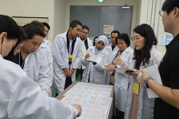 아세안 6개국 공무원단 현장견학 사진