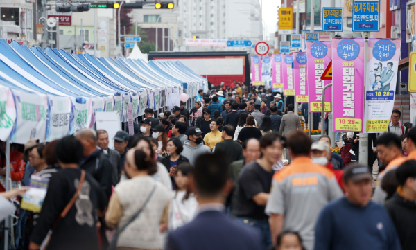지난해 10월 28일 개최된 태안거리축제 모습.