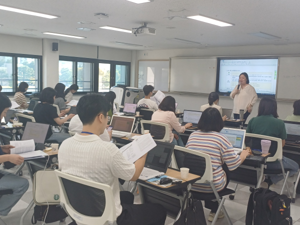 ‘2024년 맞춤형 지원을 위한 초등 학생평가 레시피 직무연수’ 운영 모습