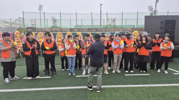 홍익대학교 세발자전거봉사단, 장애인생활체육대회 사회공헌 전개 기념사진
